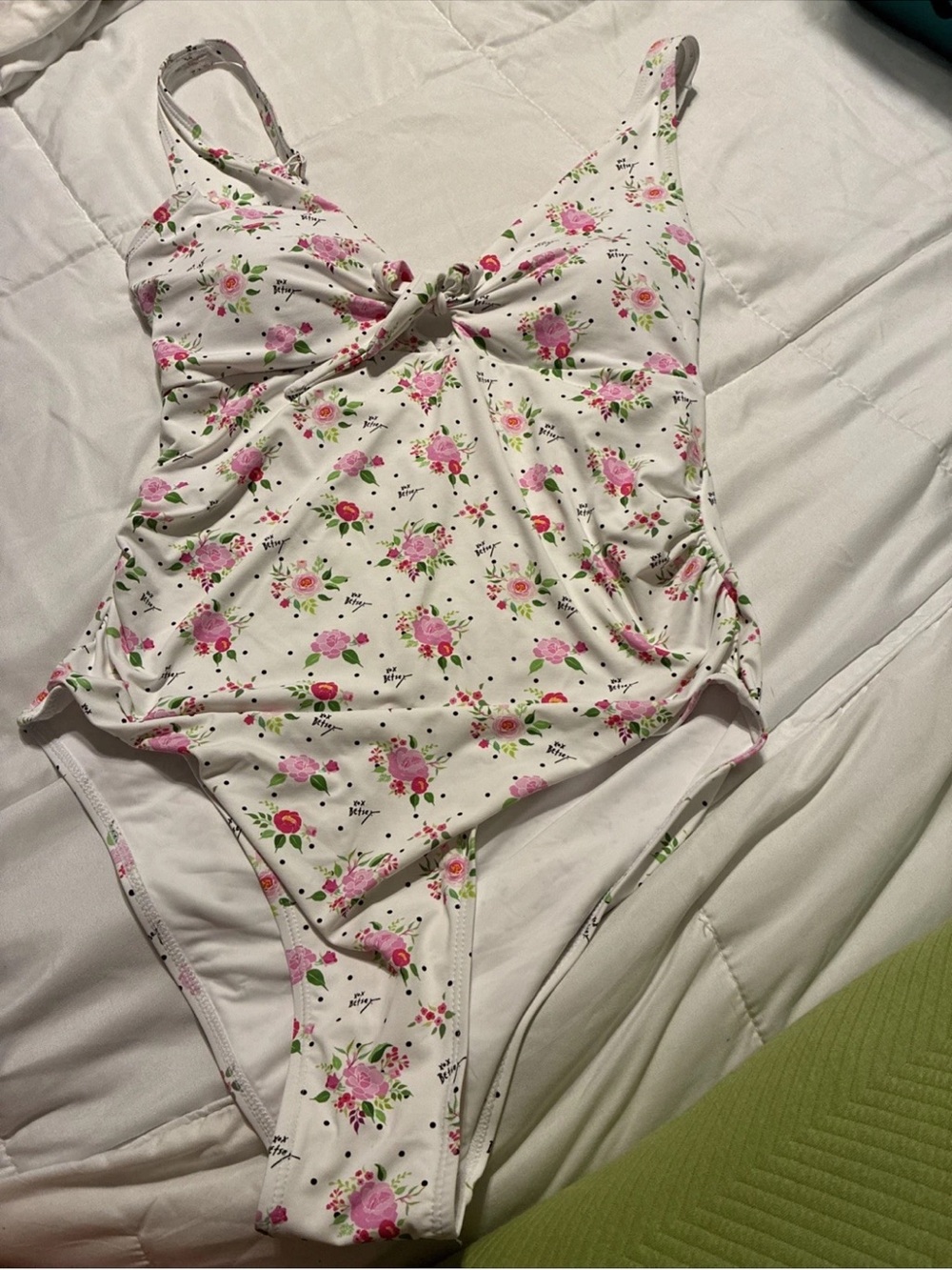 Betsey Johnson ladies one piece swim suit size large